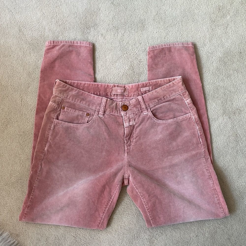 New Closed Baker Corduroy Pants in Dusty Rose